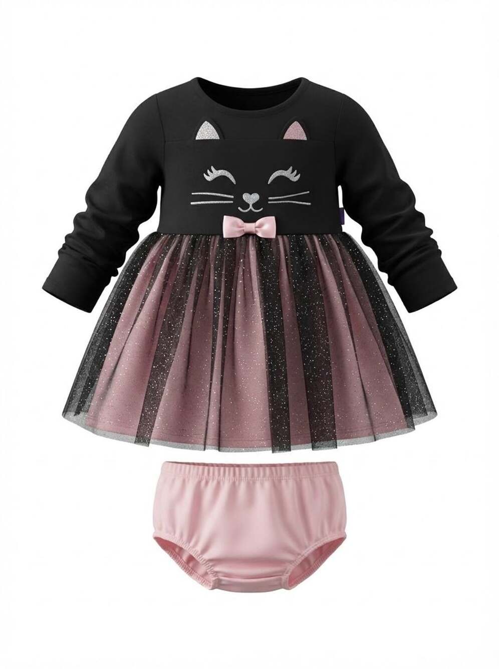 Zuniga Baby Girl 2-Pc Cat Tutu Dress Set
